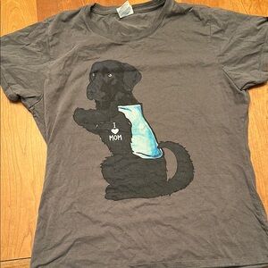 Black Lab Womens T-Shirt